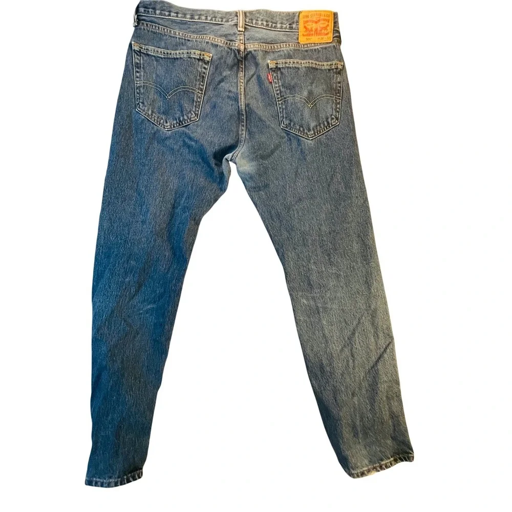 Levi's 505 Regular‎ Fit Jeans Mens 36x32 Medium Wash Straight Leg Cotton Denim